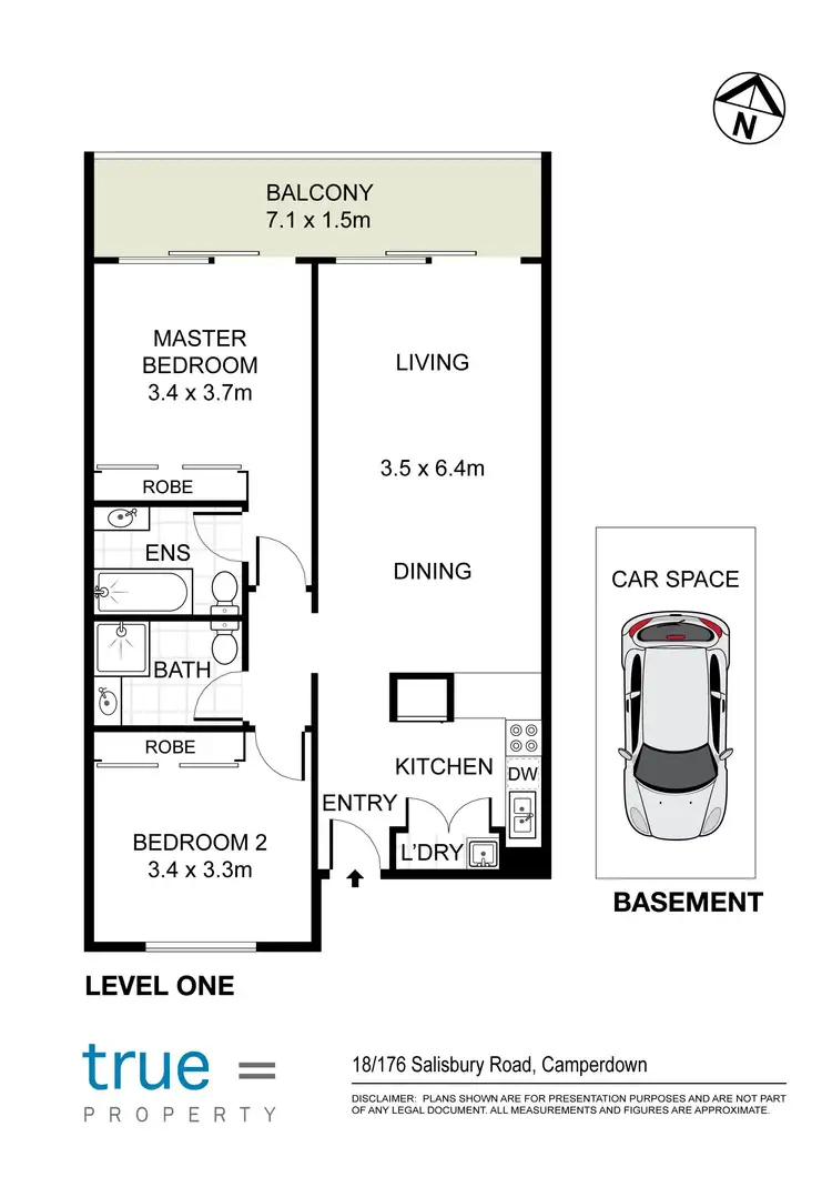 Floorplan of Homely apartment listing, 18/176-180 Salisbury Road, Camperdown NSW 2050