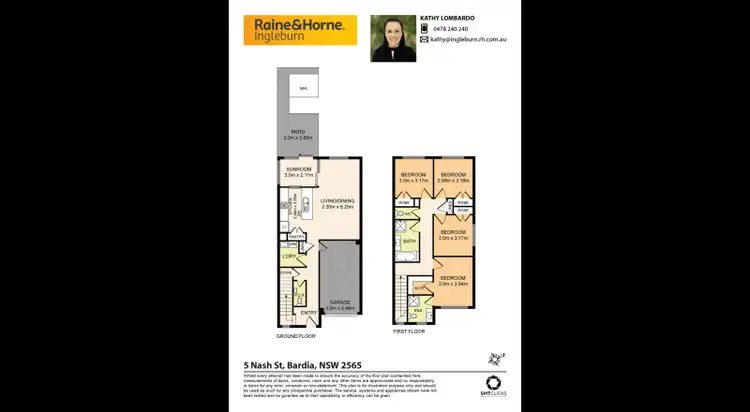 Floorplan of Homely semi-detached listing, 5 Nash Street, Bardia NSW 2565