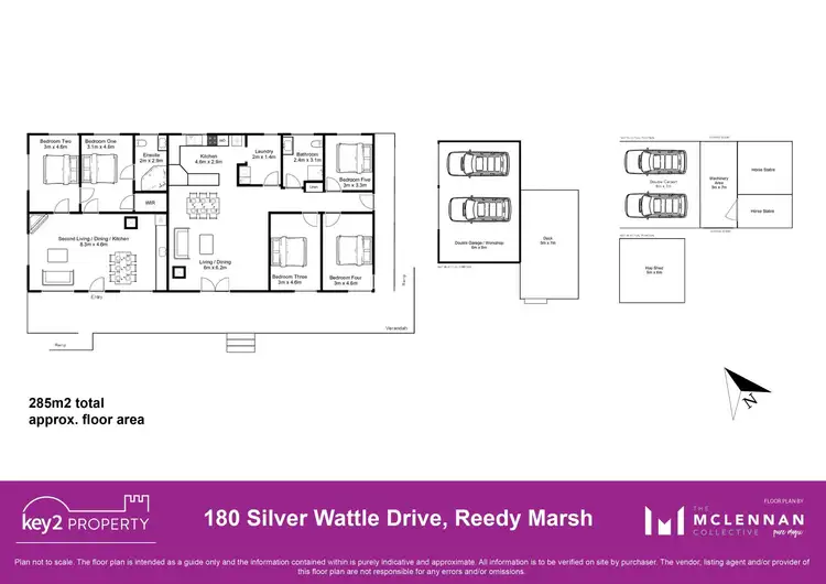 Floorplan of Homely rural property listing, 180 Silver Wattle Drive, Reedy Marsh TAS 7304