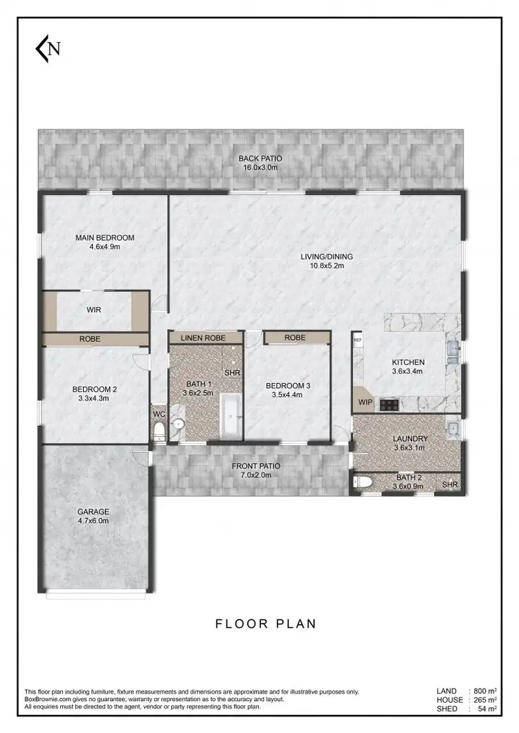 Floorplan of Homely house listing, 29 Burton Street, Midge Point QLD 4799
