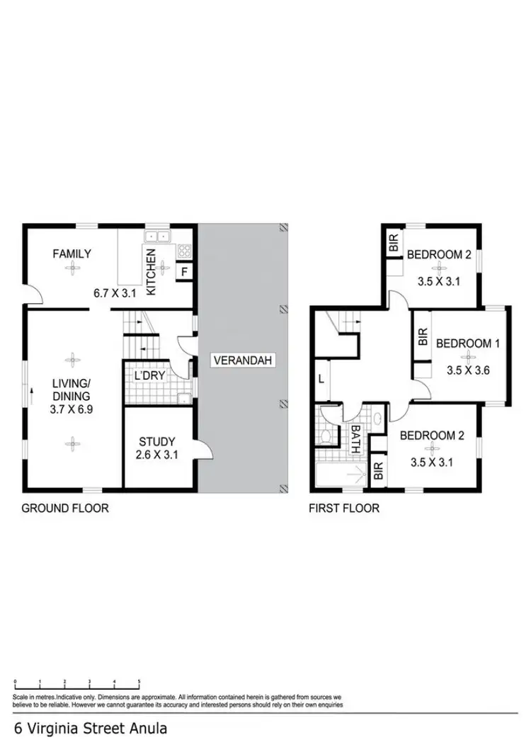 Floorplan of Homely house listing, 6 Virginia Court, Anula NT 812
