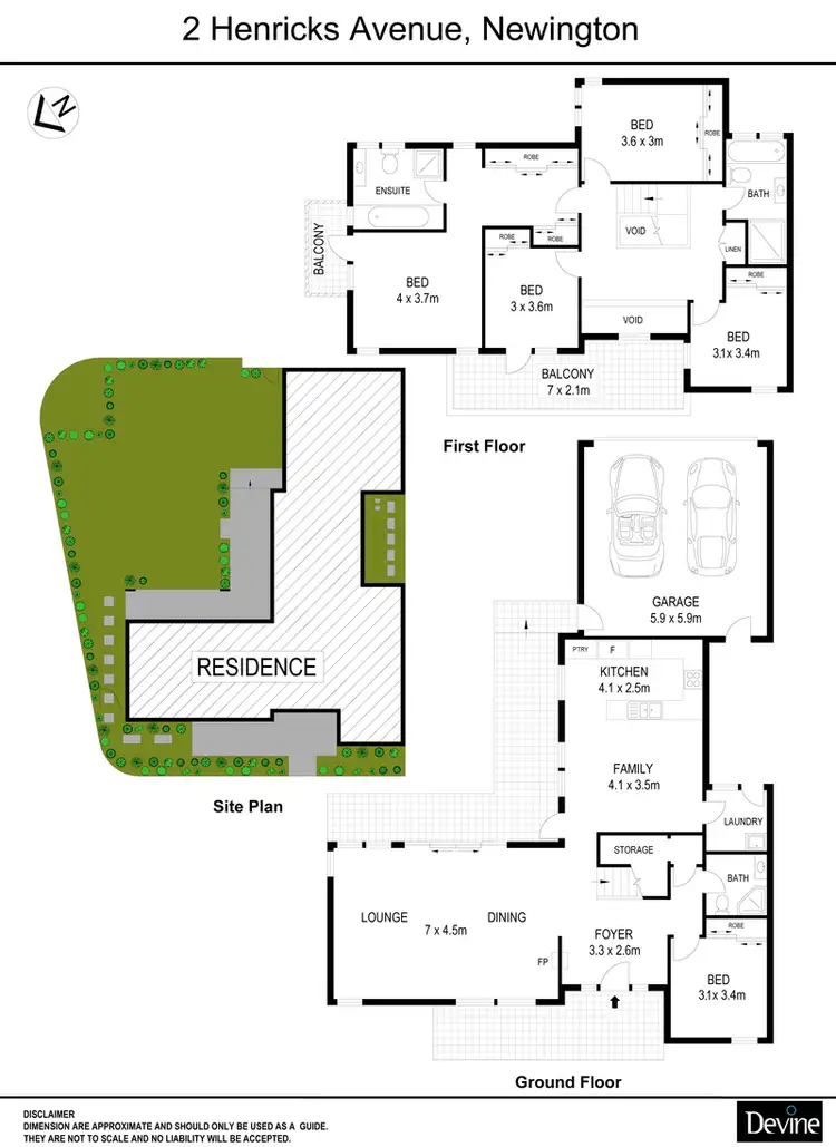 Floorplan of Homely house listing, 2 Henricks Avenue, Newington NSW 2127