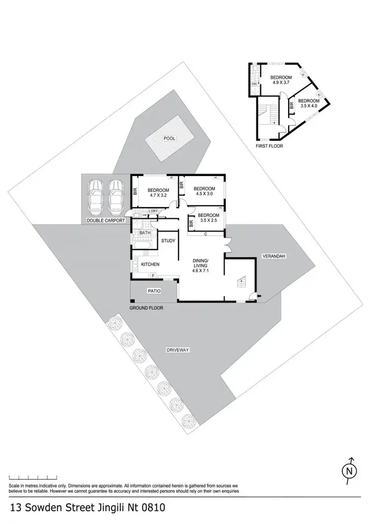 Floorplan of Homely house listing, 13 Sowden Street, Jingili NT 810
