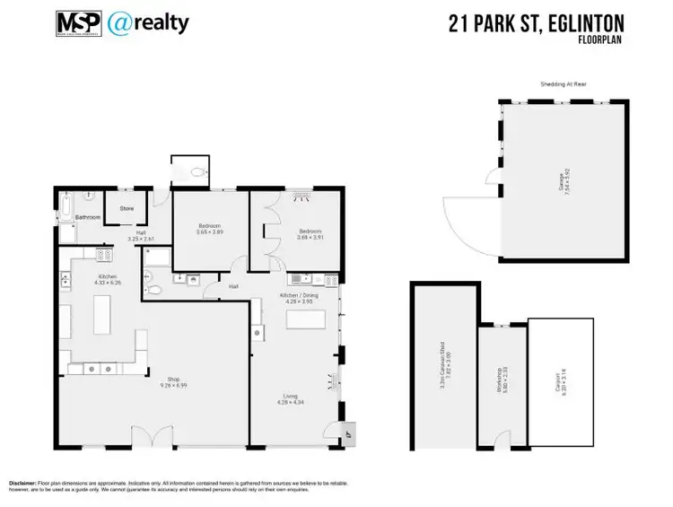 Floorplan of Homely house listing, 21 Park Street, Eglinton NSW 2795