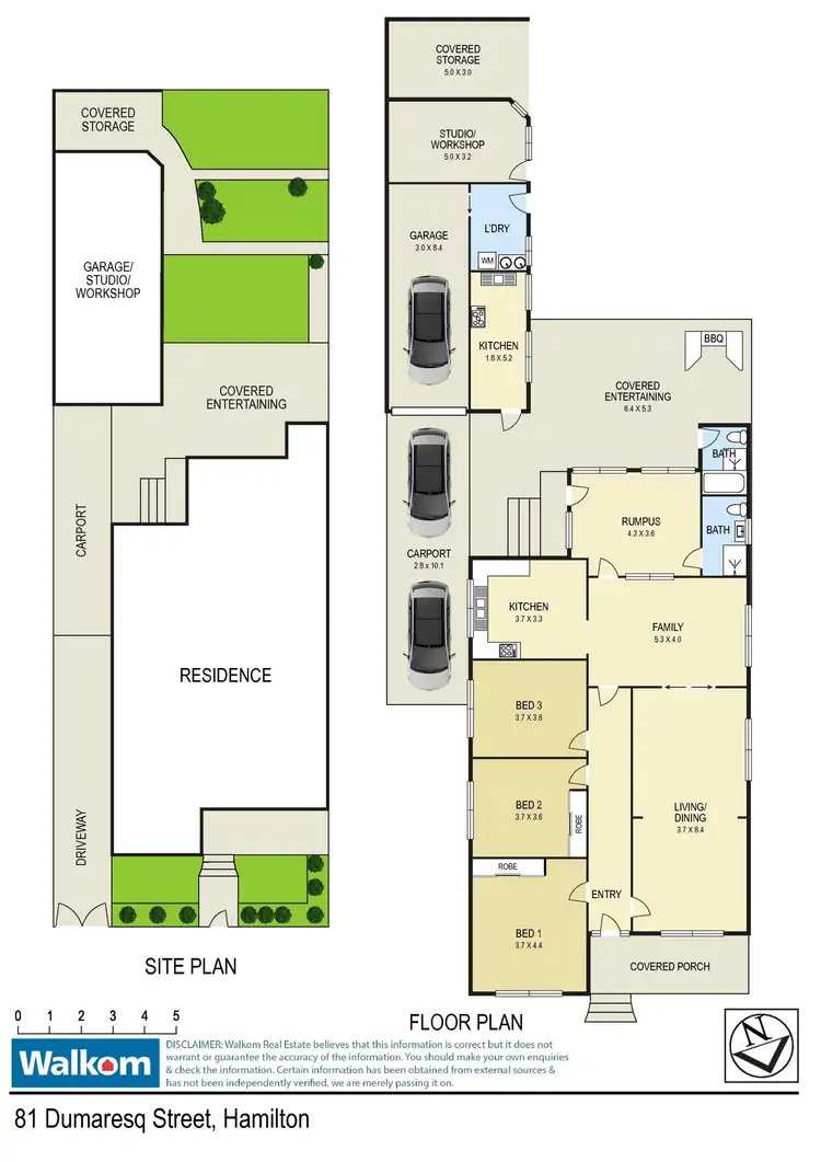 Floorplan of Homely house listing, 81 Dumaresq Street, Hamilton NSW 2303