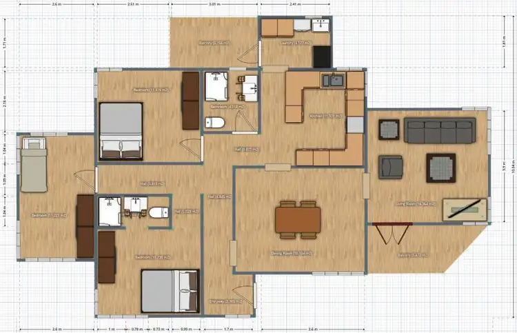 Floorplan of Homely house listing, 22 Seawitch Crescent, Cooloola Cove QLD 4580
