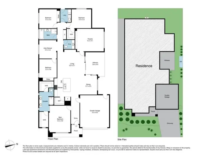 Floorplan of Homely house listing, 5 Manhattan Drive, Officer VIC 3809