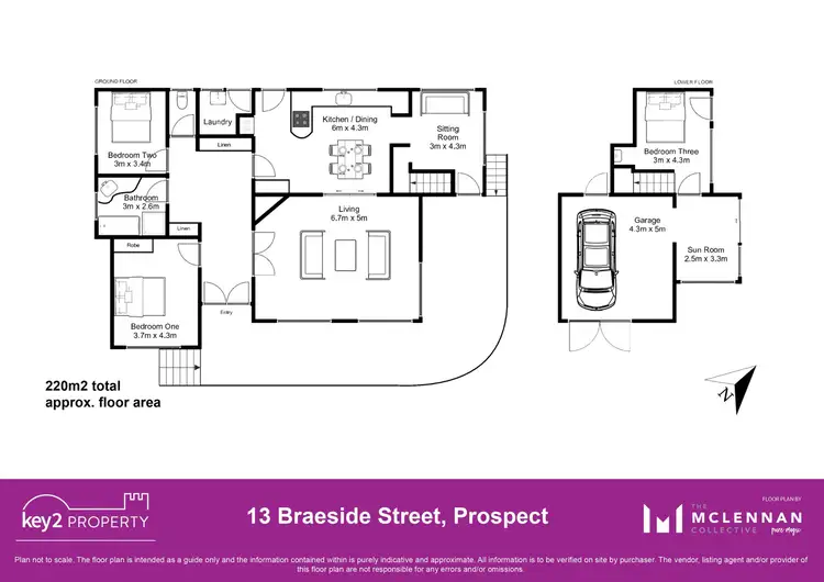 Floorplan of Homely house listing, 13 Braeside Street, Prospect TAS 7250