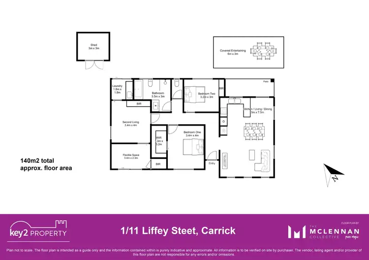 Floorplan of Homely unit listing, 1/11 Liffey Street, Carrick TAS 7291