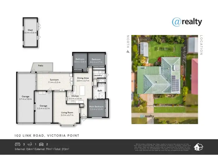 Floorplan of Homely house listing, 102 Link Road, Victoria Point QLD 4165