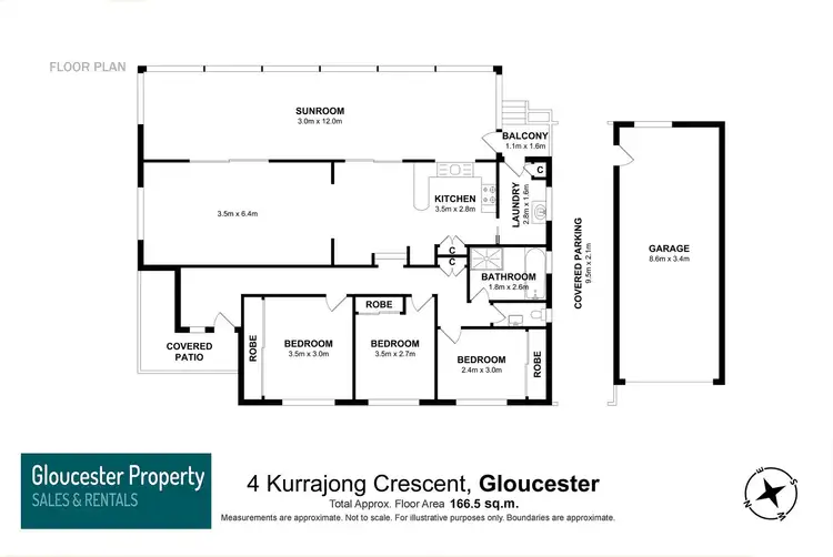 Floorplan of Homely house listing, 4 Kurrajong Crescent, Gloucester NSW 2422