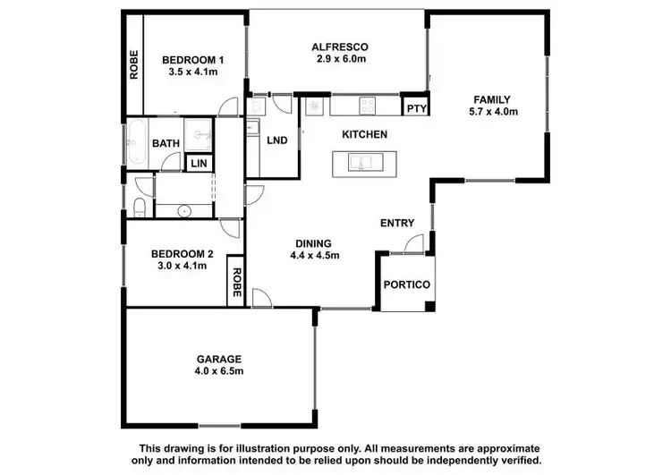 Floorplan of Homely townhouse listing, 3/47 Anthony Street, Mount Gambier SA 5290