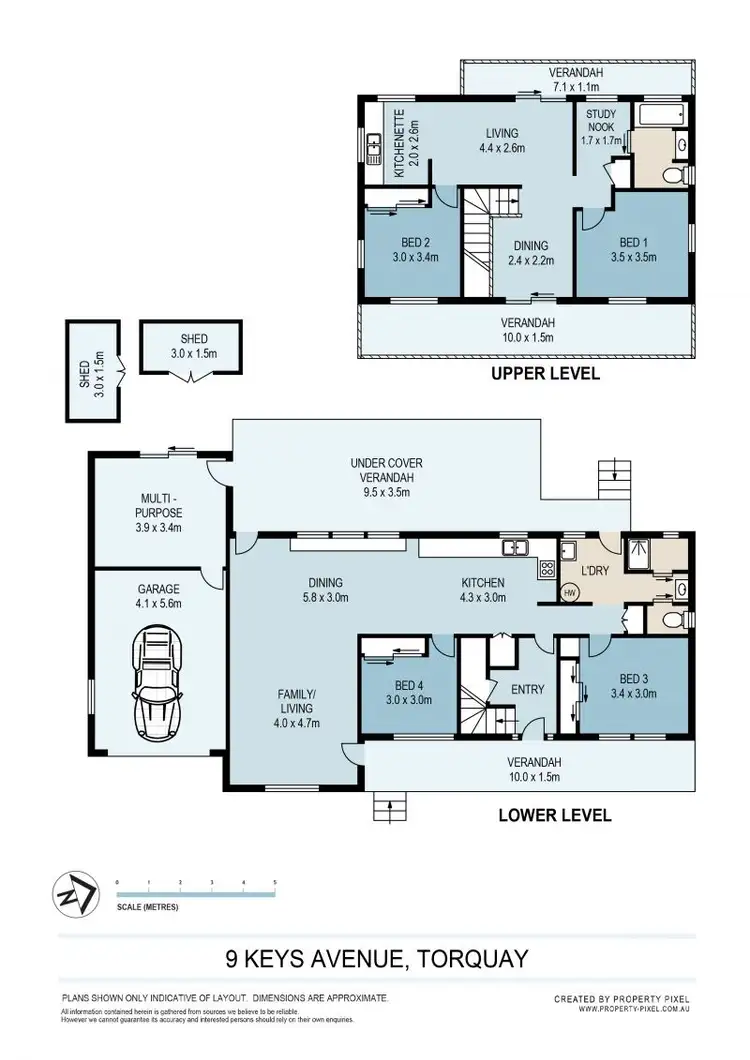 Floorplan of Homely house listing, 9 Keys Avenue, Torquay QLD 4655