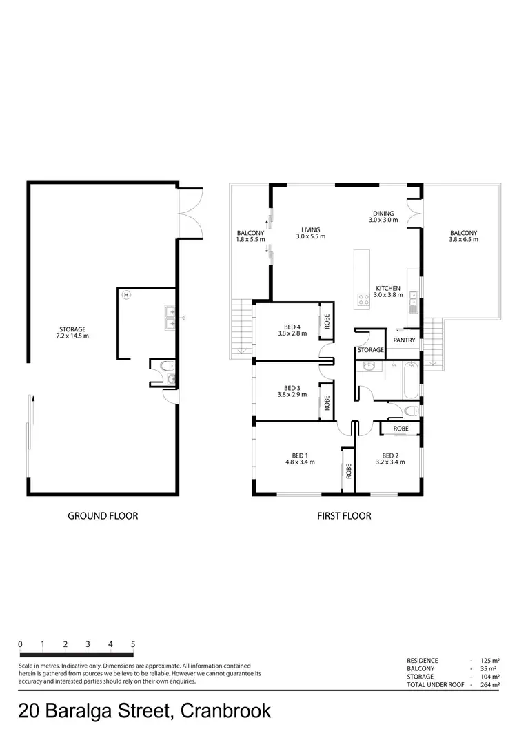 Floorplan of Homely house listing, 20 Baralga Street, Cranbrook QLD 4814