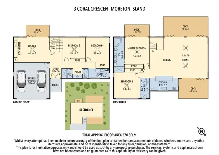 Floorplan of Homely house listing, 3 Coral Crescent, Tangalooma QLD 4025