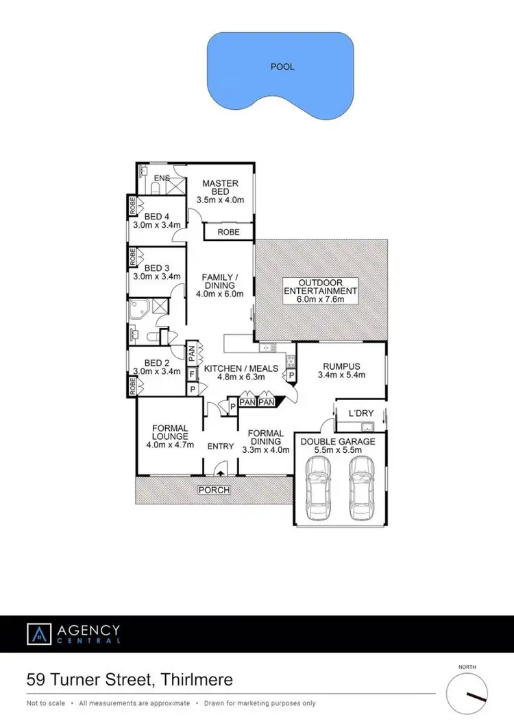 Floorplan of Homely house listing, 59 Turner Street, Thirlmere NSW 2572