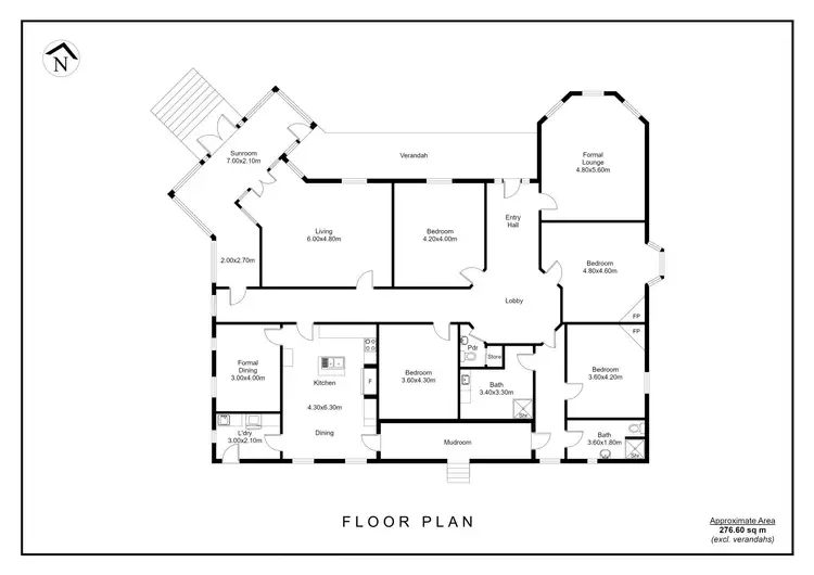Floorplan of Homely rural property listing, 87 Moriarty Road, Latrobe TAS 7307