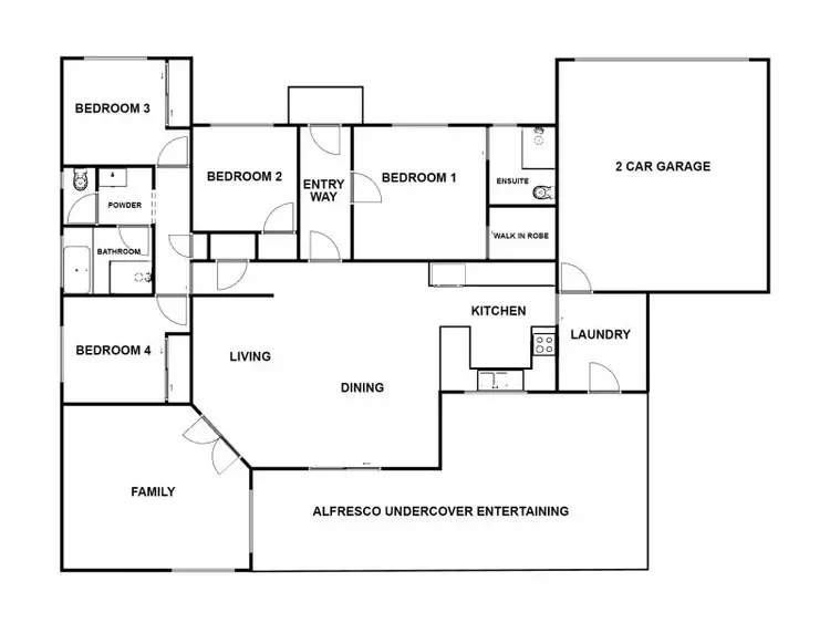 Floorplan of Homely house listing, 6 Hibiscus Way, Calala NSW 2340