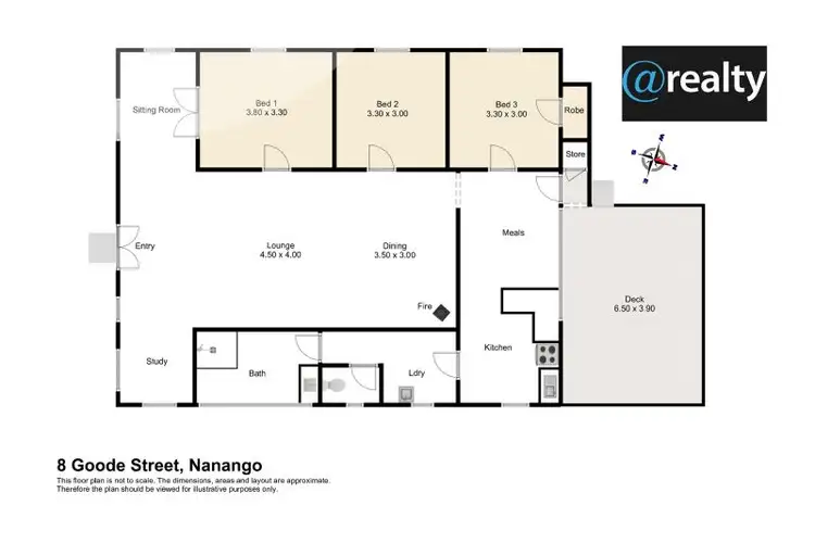 Floorplan of Homely rural property listing, 8 Goode Street, Nanango QLD 4615