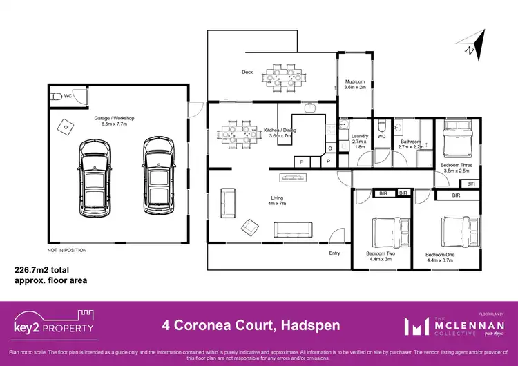 Floorplan of Homely house listing, 4 Coronea Court, Hadspen TAS 7290