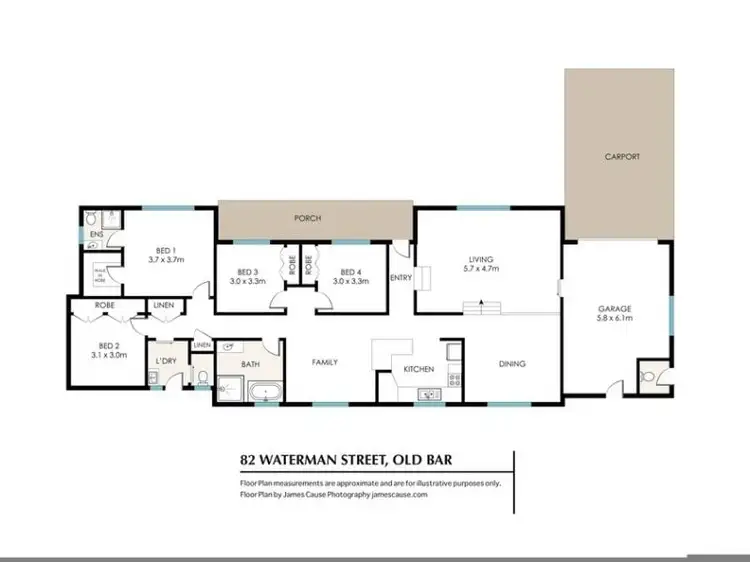 Floorplan of Homely house listing, 82 Waterman Street, Old Bar NSW 2430
