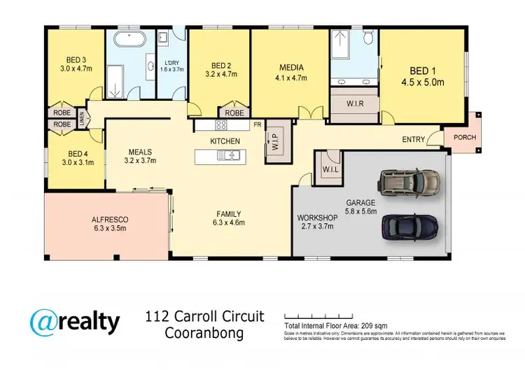 Floorplan of Homely house listing, 112 Carroll Circuit, Cooranbong NSW 2265