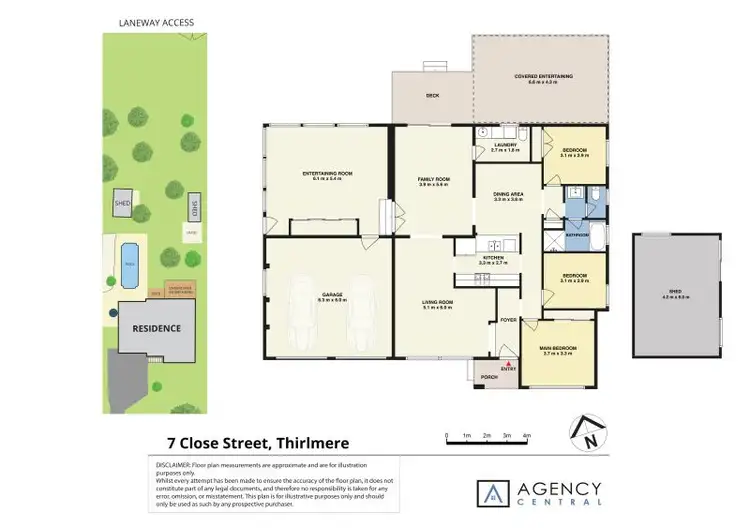 Floorplan of Homely house listing, 7 Close Street, Thirlmere NSW 2572