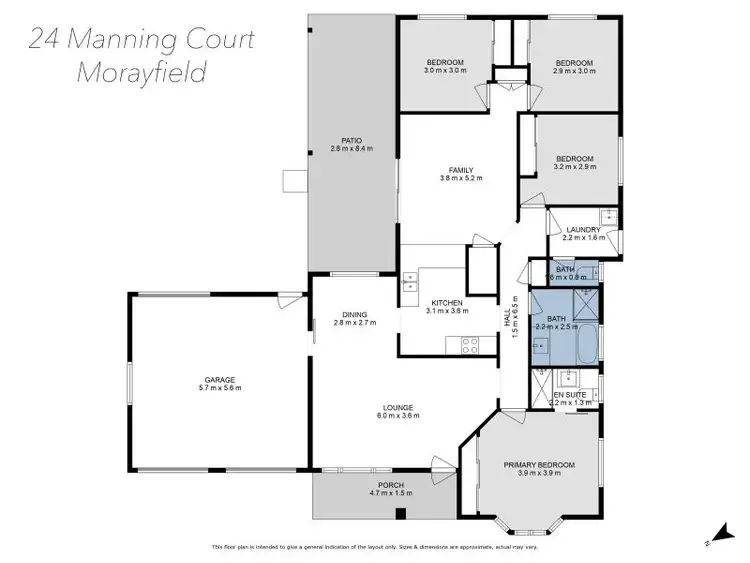 Floorplan of Homely house listing, 24 Manning Court, Morayfield QLD 4506