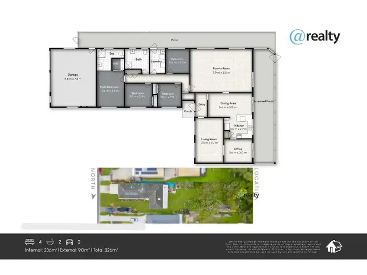 Floorplan of Homely house listing, 5 Pine Terrace, Redland Bay QLD 4165