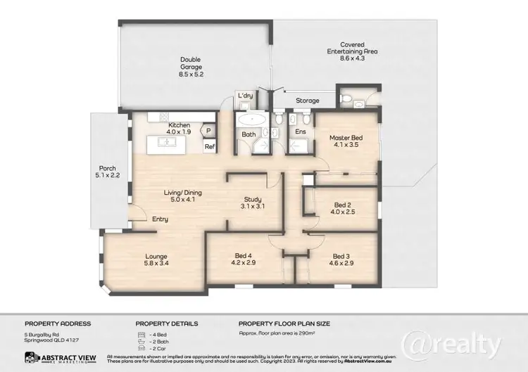 Floorplan of Homely house listing, 5 Burgallby Road, Springwood QLD 4127