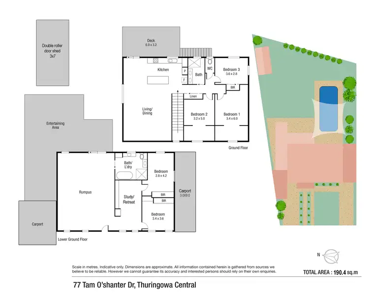 Floorplan of Homely house listing, 77 Tam O'Shanter Drive, Thuringowa Central QLD 4817