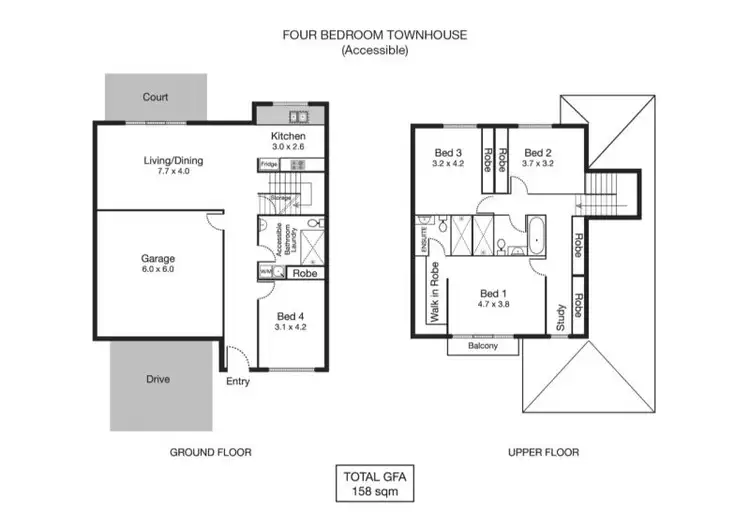 Floorplan of Homely townhouse listing, 42/26 Harbord Street, Bonnells Bay NSW 2264