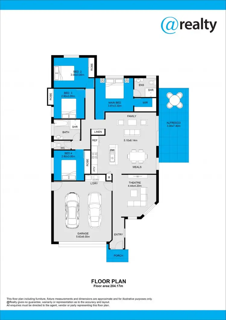 Floorplan of Homely house listing, 25 Oscar Close, Ormeau QLD 4208