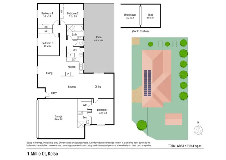 Floorplan of Homely house listing, 1 Millie Court, Kelso QLD 4815