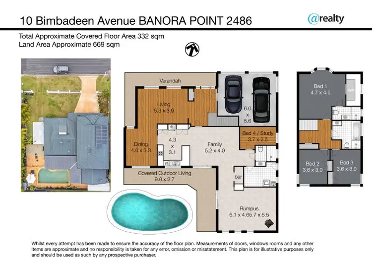 Floorplan of Homely house listing, 10 Bimbadeen Avenue, Banora Point NSW 2486