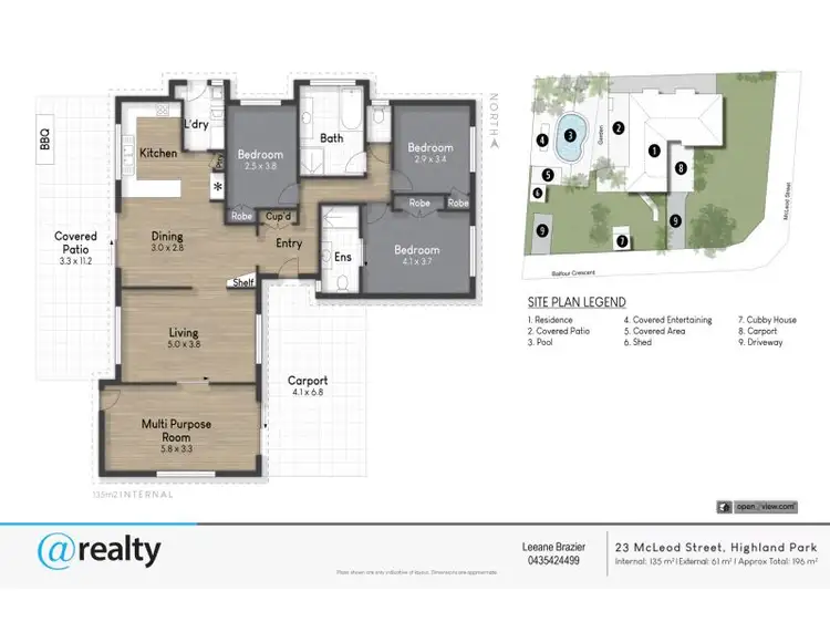 Floorplan of Homely house listing, 23 McLeod Street, Highland Park QLD 4211