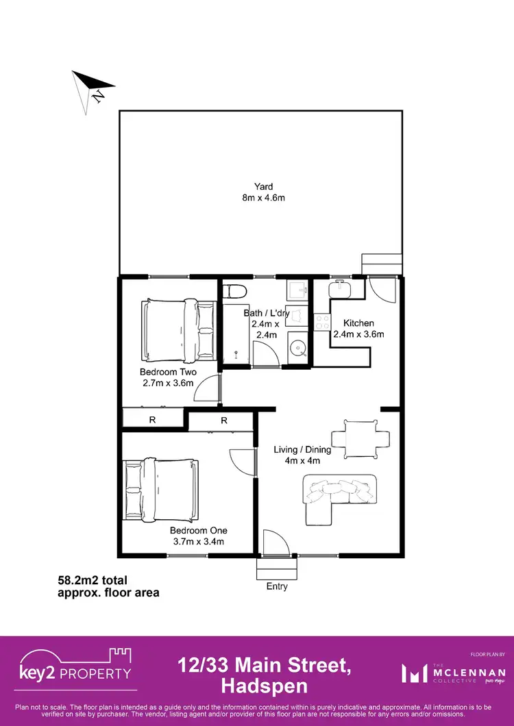 Floorplan of Homely unit listing, 12/33 Main Street, Hadspen TAS 7290