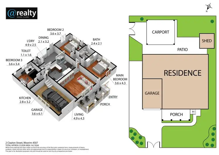 Floorplan of Homely house listing, 2 Clayton Street, Woorim QLD 4507