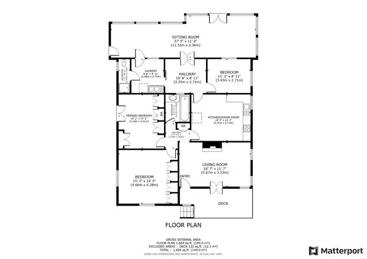 Floorplan of Homely house listing, 7 Andrews Road, Crows Nest QLD 4355