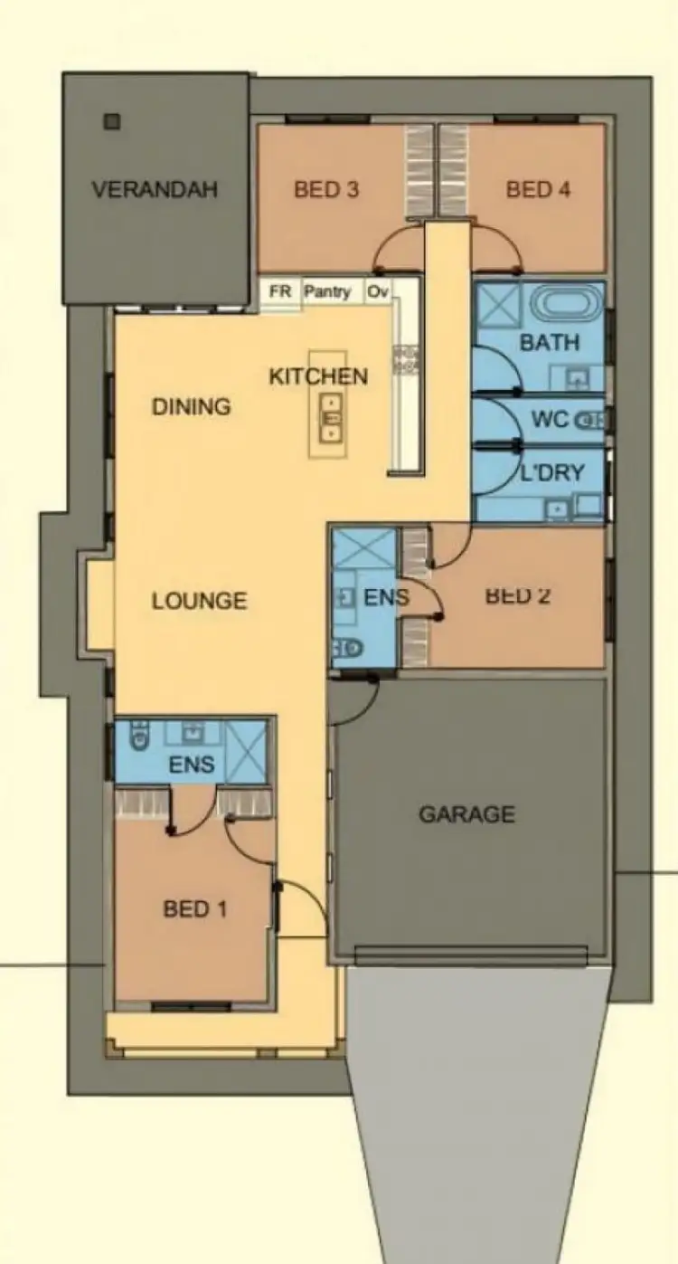 Floorplan of Homely house listing, 127 Crosby Street, Zuccoli NT 832
