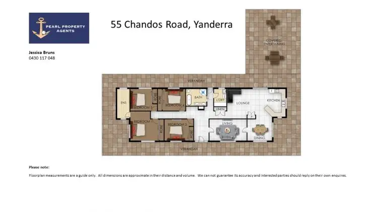 Floorplan of Homely house listing, 55 Chandos Road, Yanderra NSW 2574