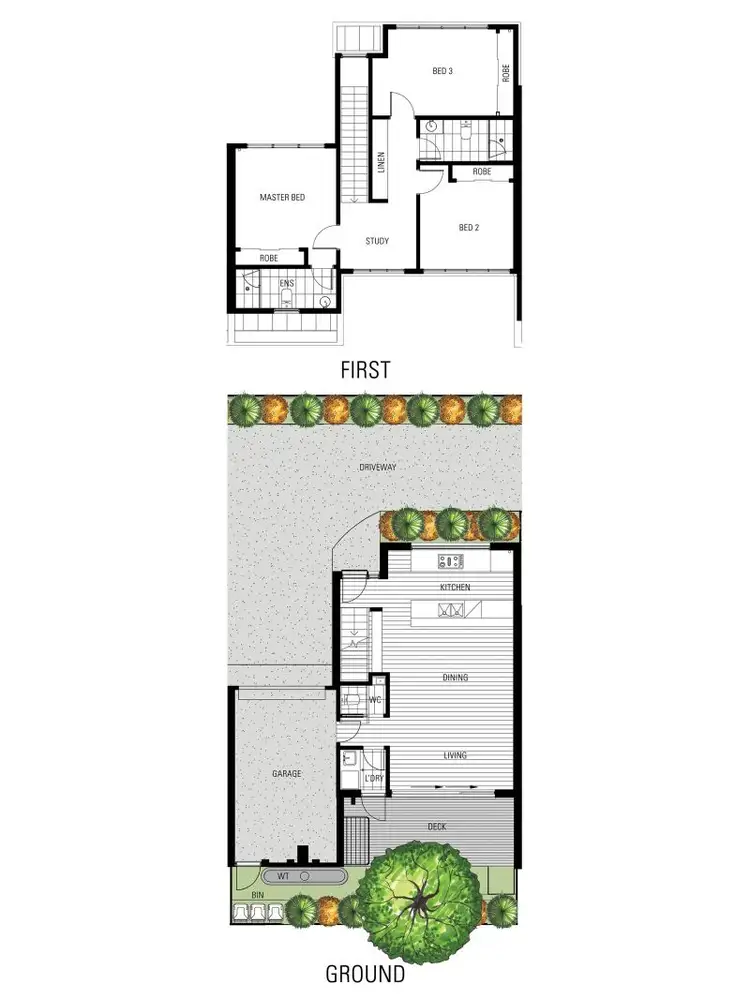 Floorplan of Homely townhouse listing, Address available on request