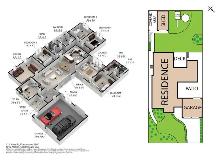 Floorplan of Homely house listing, 116 Mine Road, Korumburra VIC 3950
