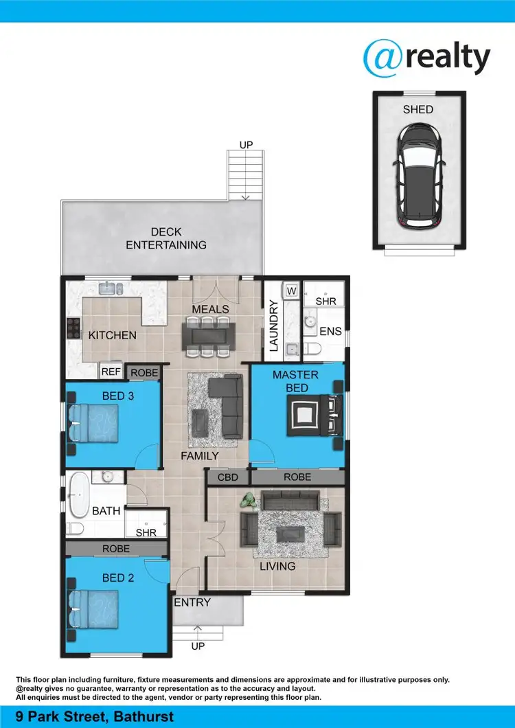 Floorplan of Homely house listing, 9 Park St, Bathurst NSW 2795