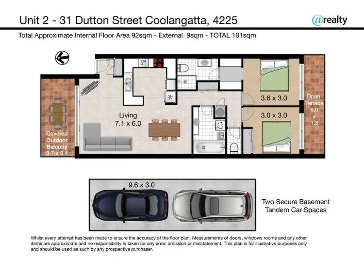 Floorplan of Homely apartment listing, 2/31 Dutton Street, Coolangatta QLD 4225