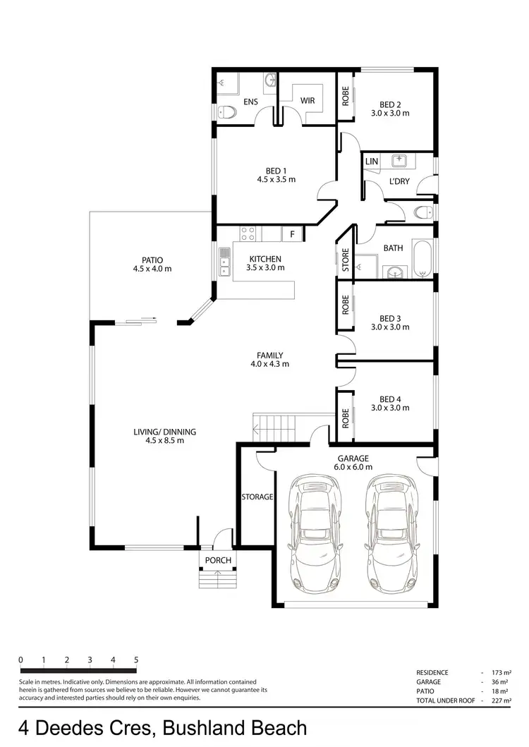 Floorplan of Homely house listing, 4 Deedes Crescent, Bushland Beach QLD 4818