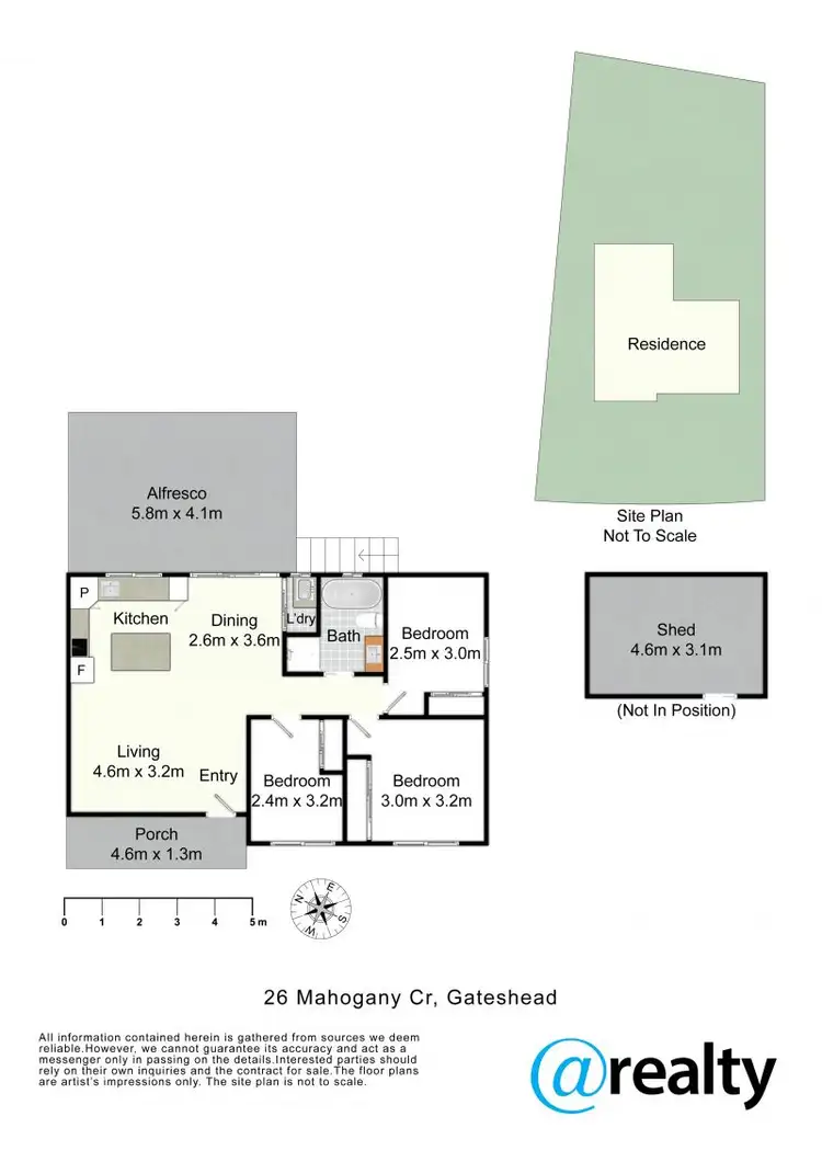 Floorplan of Homely house listing, 26 Mahogany Crescent, Gateshead NSW 2290
