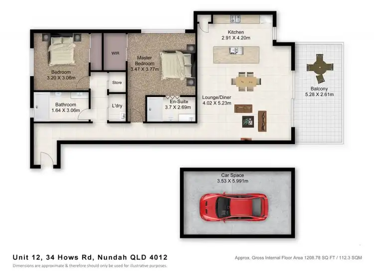 Floorplan of Homely apartment listing, 12/34 Hows Road, Nundah QLD 4012