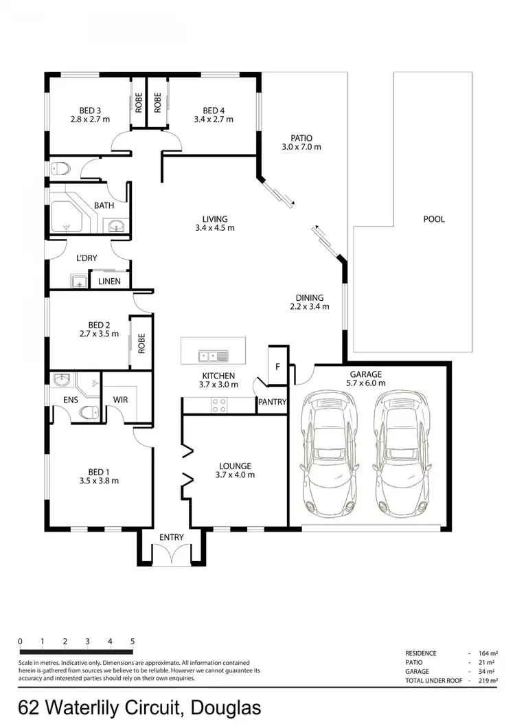 Floorplan of Homely house listing, 62 Waterlily Circuit, Douglas QLD 4814