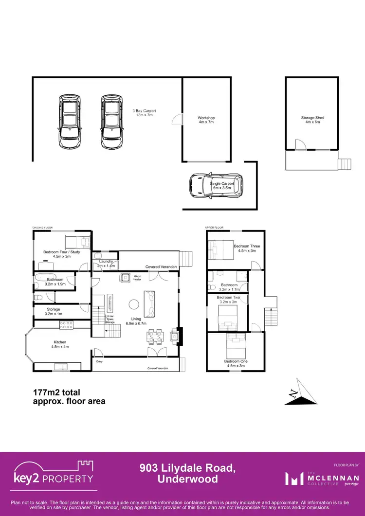 Floorplan of Homely rural property listing, 903 Lilydale Road, Underwood TAS 7268